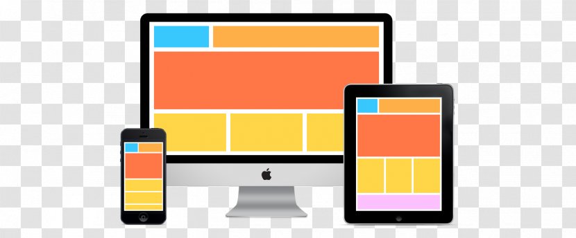 Responsive Web Design Website Development Search Engine Optimization Page - Orange Transparent PNG