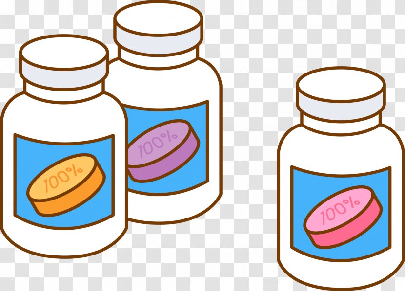 Drug Software Bottle - Food - Cartoon Transparent PNG
