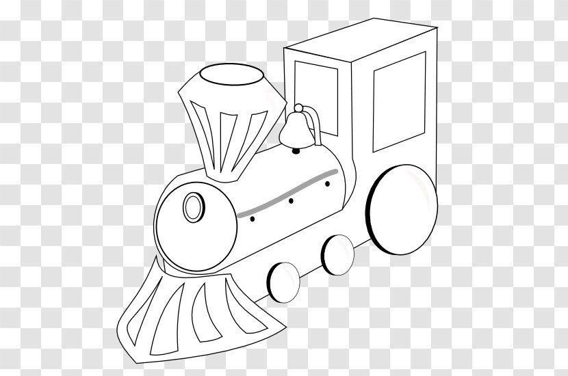 Line Art Train Black And White Drawing Clip Transparent PNG
