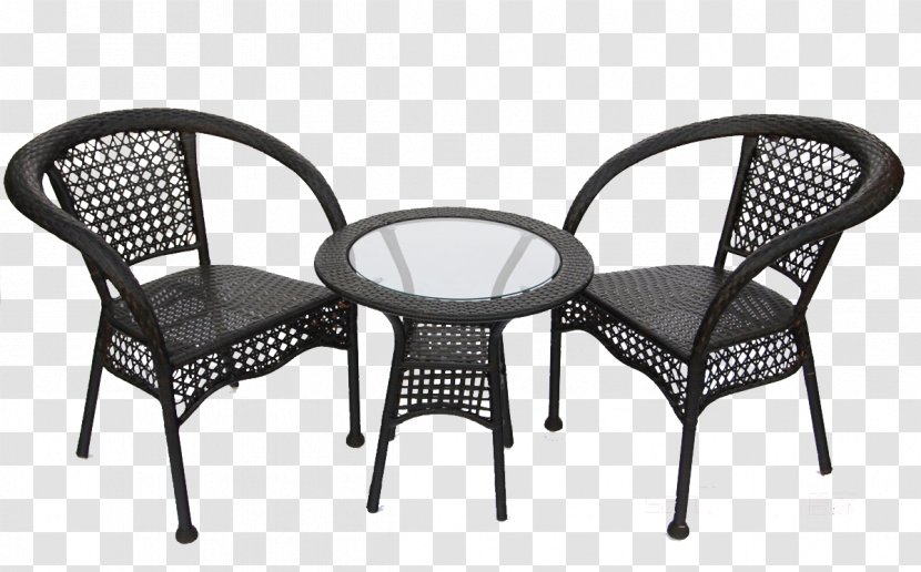 Chair Wicker Calameae Gratis - Black And White Transparent PNG