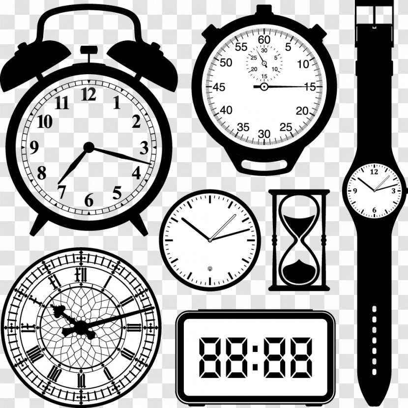Vector Graphics Alarm Clocks Stock Photography Clock Face - Istock - Auf Der Lauer Transparent PNG