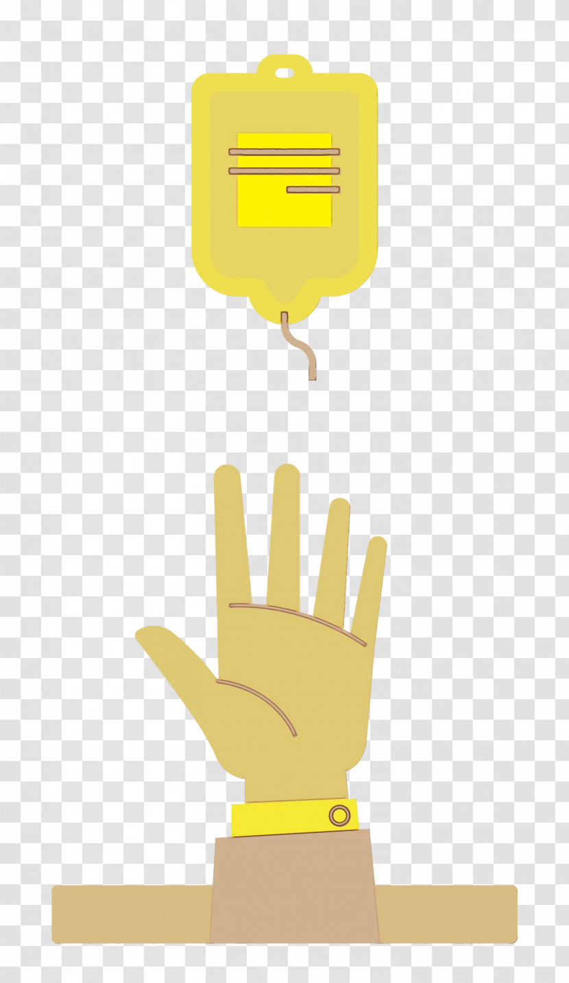 Cartoon Logo Hand Heart Hand Megabyte Transparent PNG