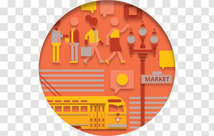 Public Space Organization Market Street Non-profit Organisation - Orange - Entrepreneurship Transparent PNG