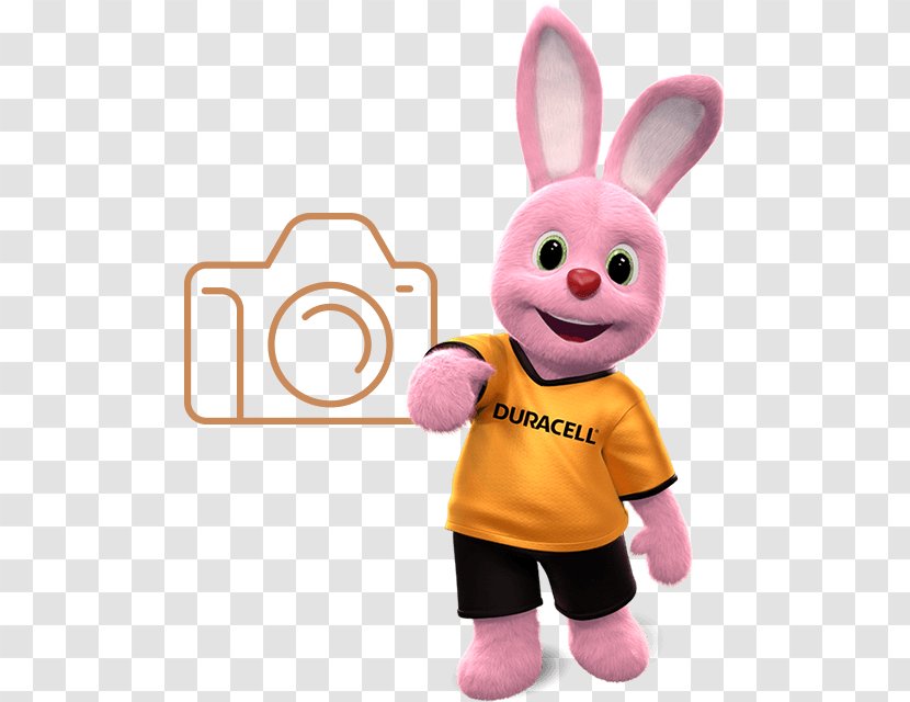 Duracell Bunny Rabbit Electric Battery Digital Cameras - Pink Transparent PNG