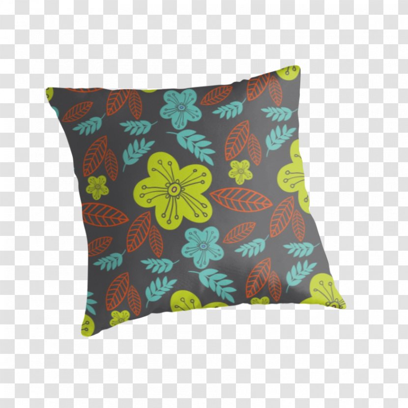 Throw Pillows Cushion Green - Pillow - 6 Different Vector Seamless Patterns Transparent PNG