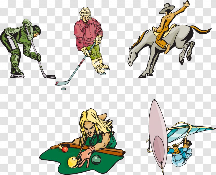 Element Sport - Mythical Creature - Billiards Hockey Equestrian Vector Elements Transparent PNG