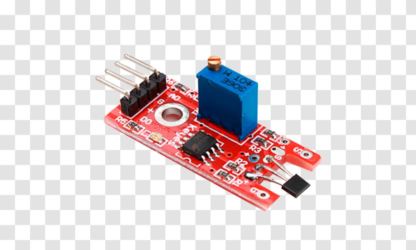 Hall Effect Sensor Arduino MEMS Magnetic Field - Semiconductor Transparent PNG