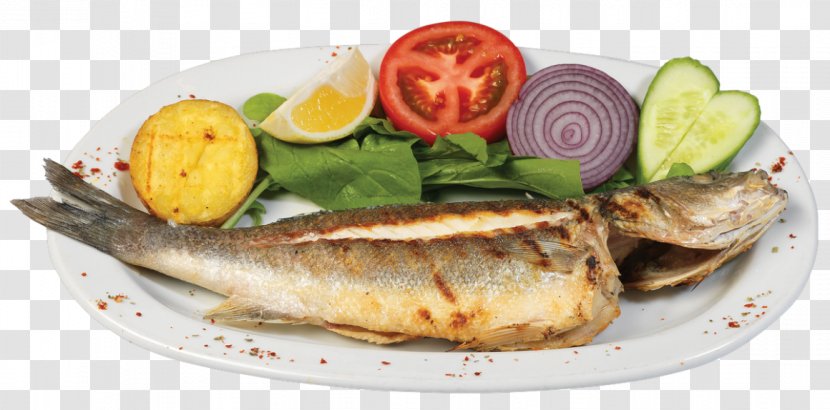 Fish Fry Grilling Bass Gilt-head Bream - European Pilchard Transparent PNG