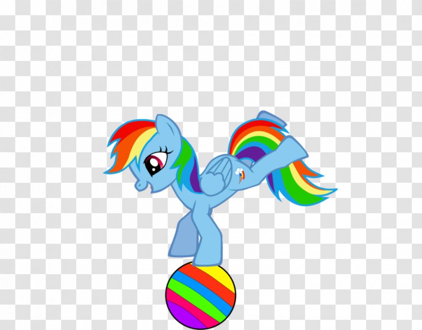 Rainbow Dash Horse Beach Ball - Mammal Transparent PNG