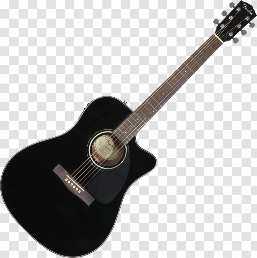Acoustic-electric Guitar Fender CC-60SCE Acoustic Musical Instruments Corporation Dreadnought - Tree Transparent PNG