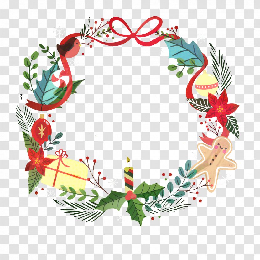 Clip Art Wreath Image Christmas Ornament - Day - Decoration Transparent PNG