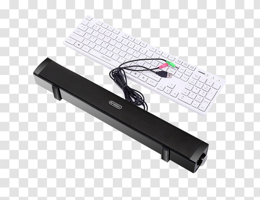 Loudspeaker Audio Electronics Taobao Computer Speakers Subwoofer - Desktop - Keyboard And Sound Transparent PNG