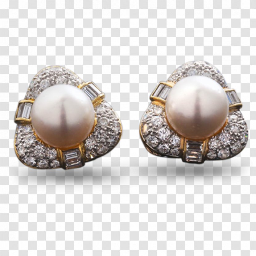 Baroque Pearl Earring Gemological Institute Of America Diamond - Jewelry Design Transparent PNG