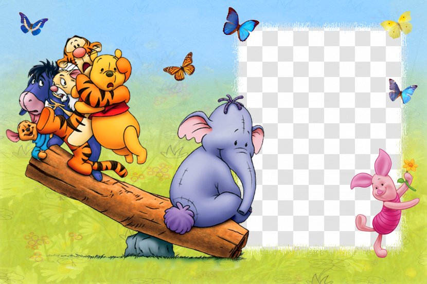 Winnie The Pooh Piglet Tigger Lumpy Heffalump - Grass Transparent PNG