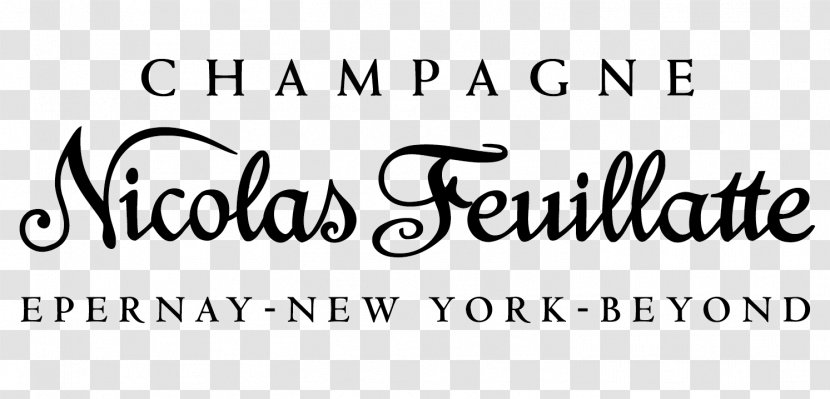 Centre Vinicole – Champagne Nicolas Feuillatte Logo Vintage - Black And White Transparent PNG