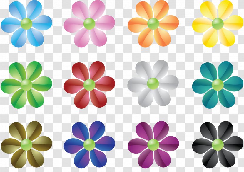 Flower Floral Design - Cartoon Flowers Transparent PNG
