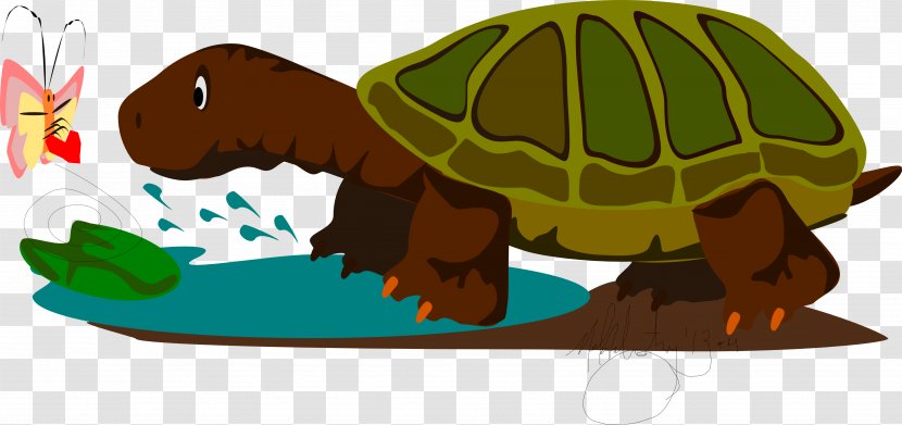 Tortoise Terrestrial Animal Clip Art - Turtle - Nella Transparent PNG
