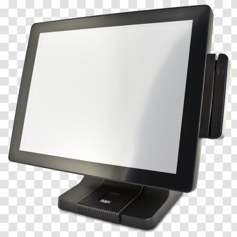 POS-X Computer Monitors Point Of Sale Magnetic Stripe Card Touchscreen - Multimedia - USB Transparent PNG