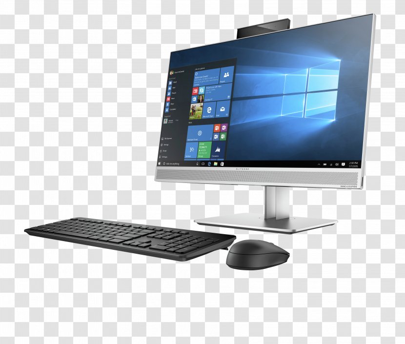 Hewlett-Packard Desktop Computers All-in-One HP EliteOne 800 G3 - System - Hewlett-packard Transparent PNG