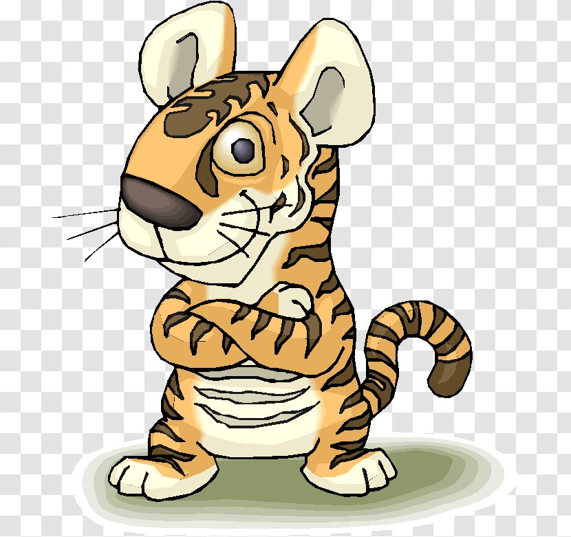 Bengal Tiger Animation Clip Art - Mammal - Stir Cliparts Transparent PNG