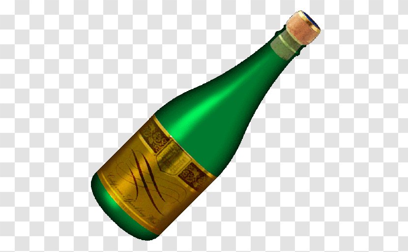 Champagne Beer Bottle Wine Glass Transparent PNG