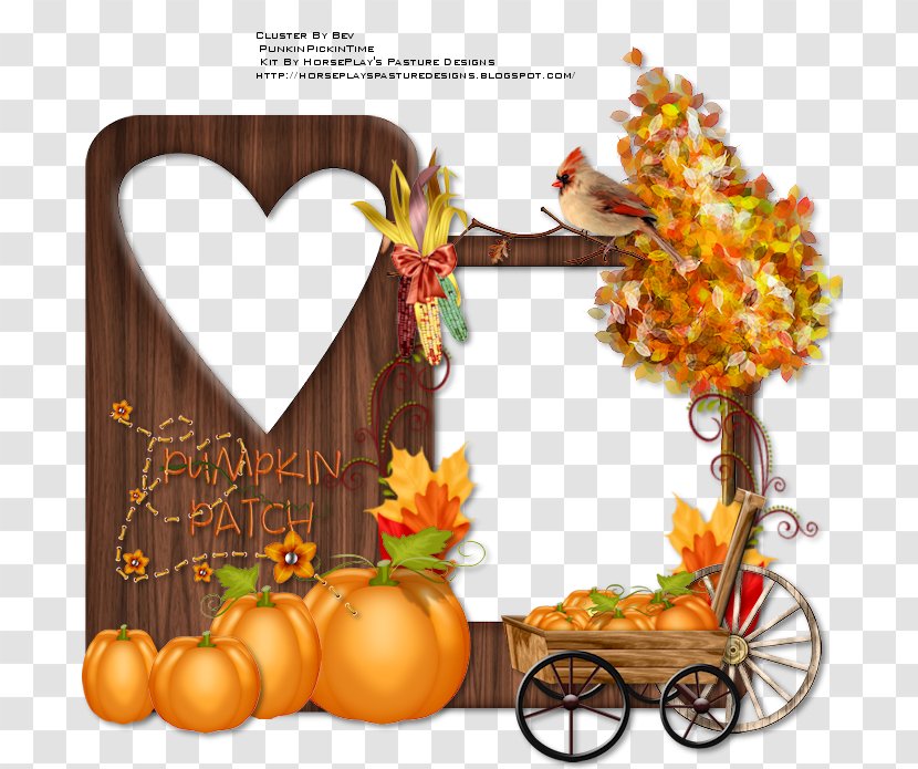 Thanksgiving Pumpkin Picture Frames Fruit Font Transparent PNG