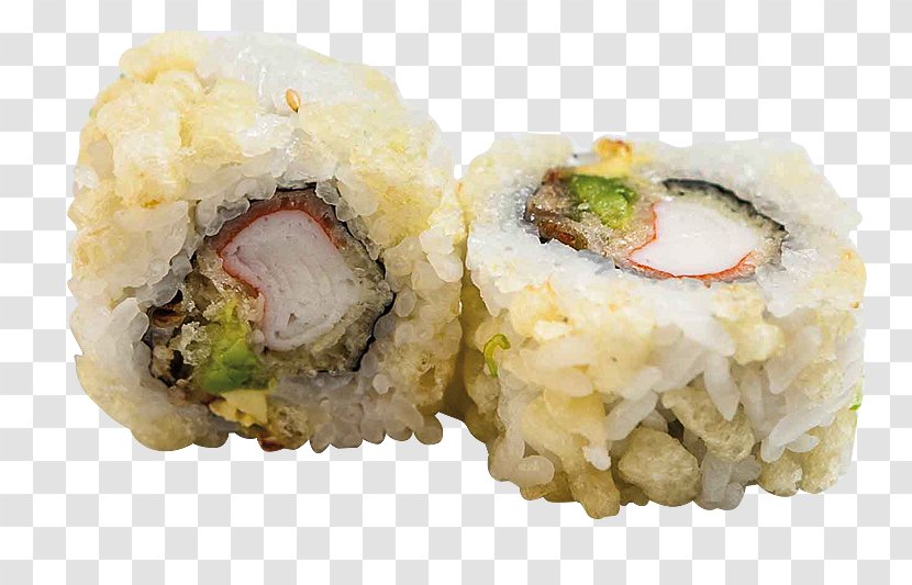 California Roll Tempura Sushi Surimi Sashimi - Dish - Pancake Rolled With Crisp Fritter Transparent PNG