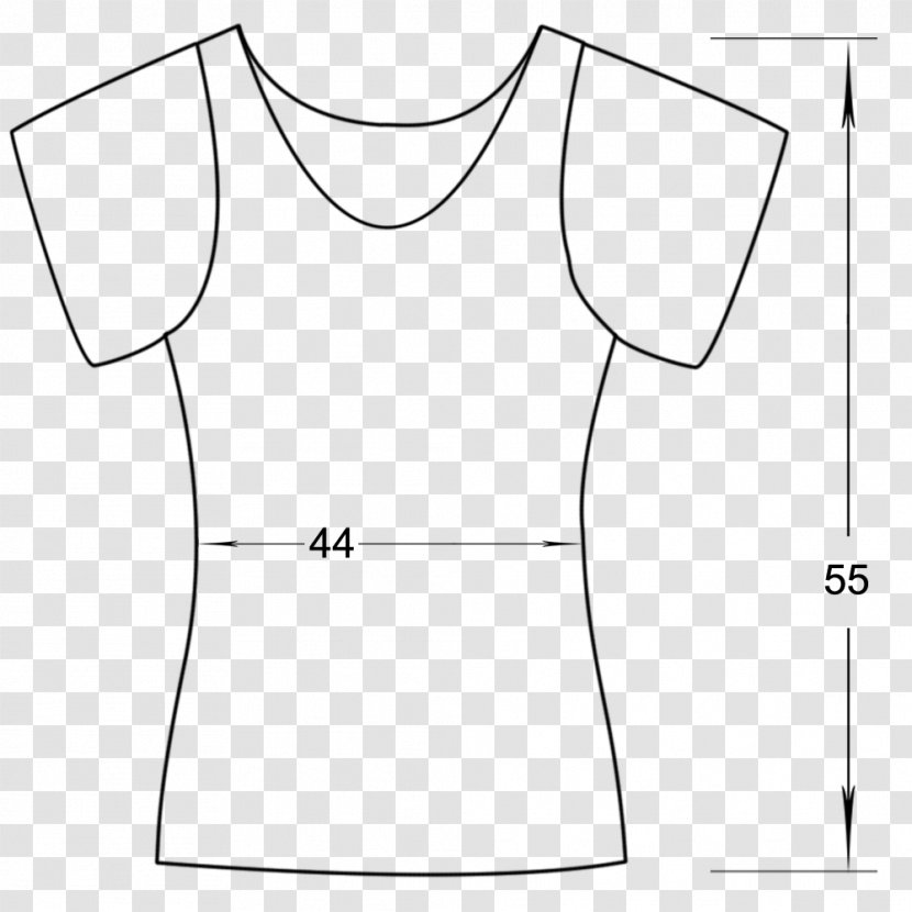 T-shirt Dress Collar Sleeve Outerwear - Cartoon Transparent PNG