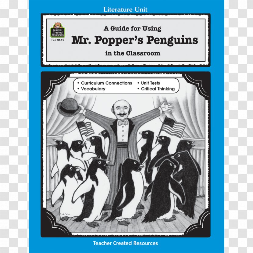 Mr. Popper's Penguins Tom Popper Newbery Honor John Medal Novel - Mr Penguin Transparent PNG