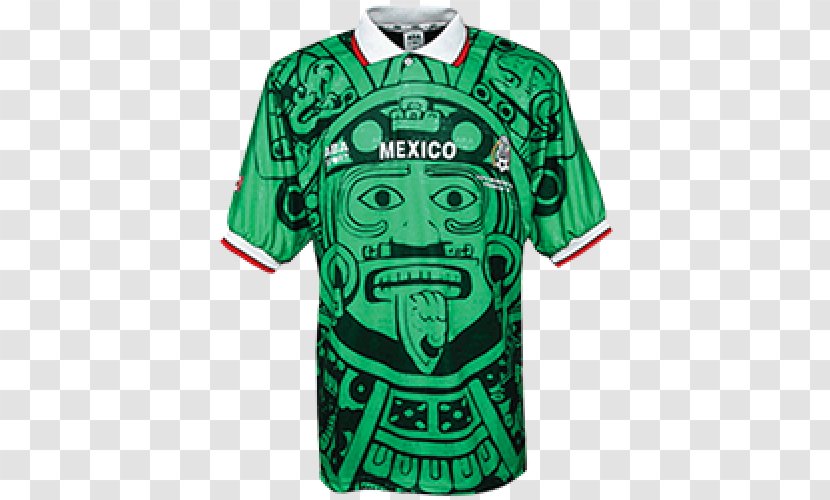 Mexico National Football Team 1998 FIFA World Cup 2018 1994 Jersey - Button Transparent PNG