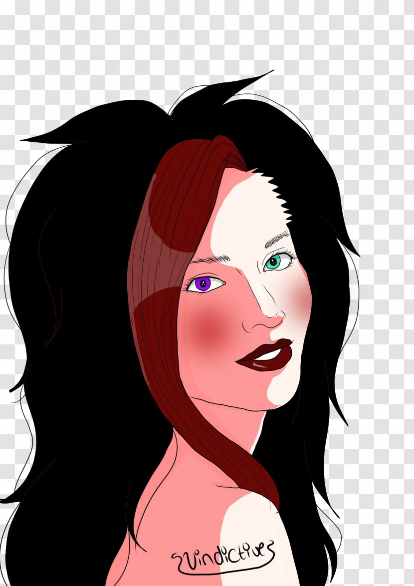 Eyebrow Hair Coloring Cheek - Cartoon - Eye Transparent PNG