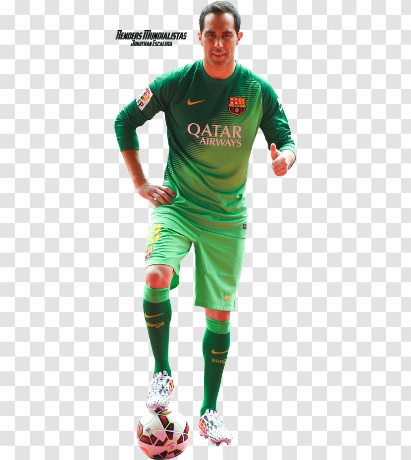 Claudio Bravo FC Barcelona Jersey Camp Nou Football - Shoe - Fc Transparent PNG