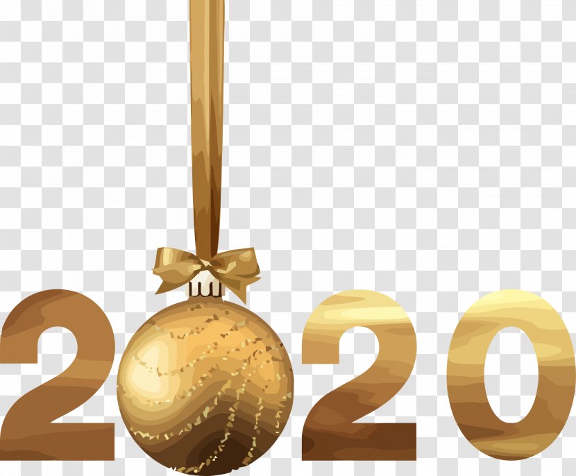 Happy New Year 2020 - Sphere - Metal Interior Design Transparent PNG