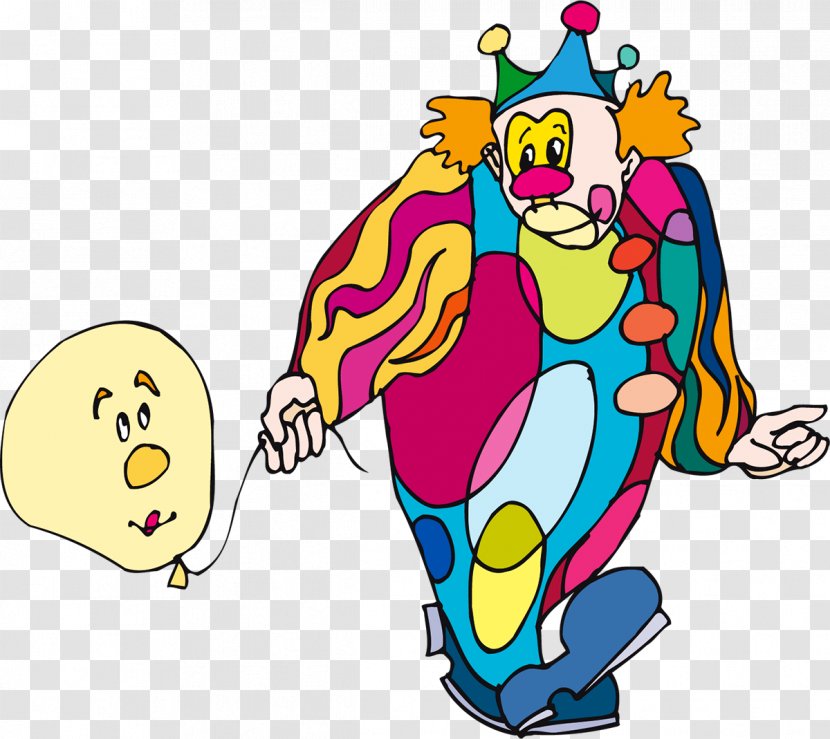 Circus Drawing Clown - Heart Transparent PNG
