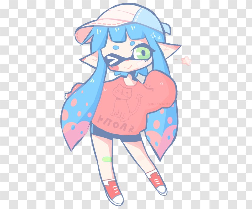 Splatoon 2 Drawing Child - Silhouette - Doodles No Background Transparent PNG