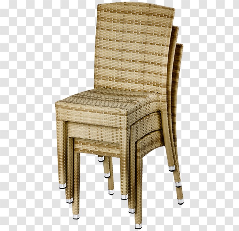 Chair Table Garden Furniture Terrace - Wicker Transparent PNG