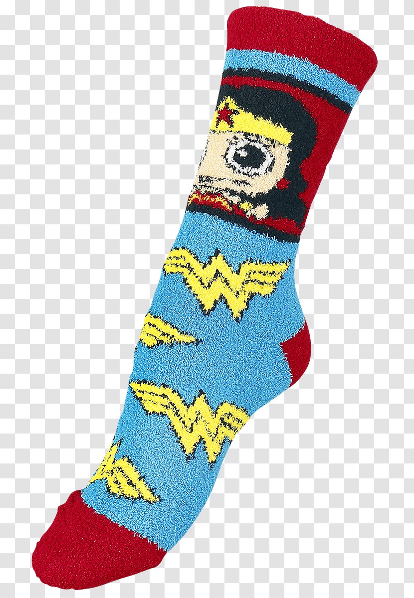 Wonder Woman Sock Superhero Female Stocking - Leggings Transparent PNG