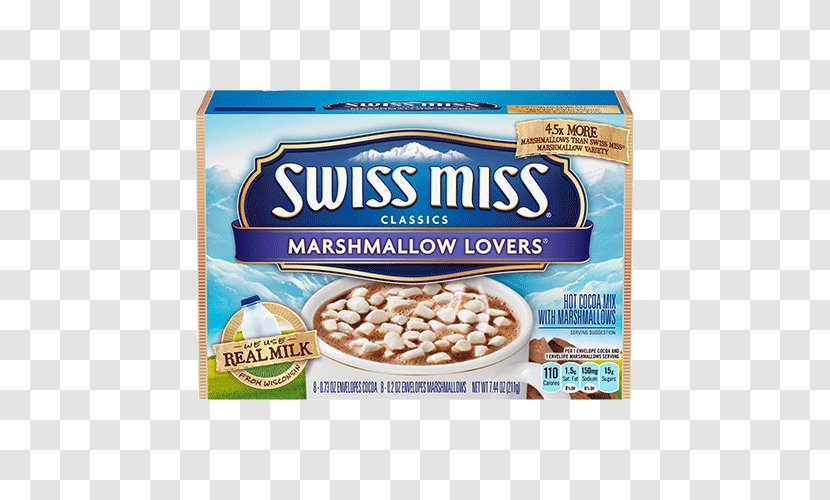 Hot Chocolate Swiss Cuisine Miss Milk Marshmallow - Sugar Transparent PNG