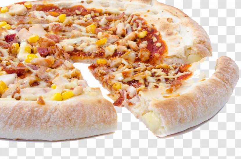 Pizza Italian Cuisine Ham Pepperoni Cheese - Food - Sliced ​​pizza Transparent PNG