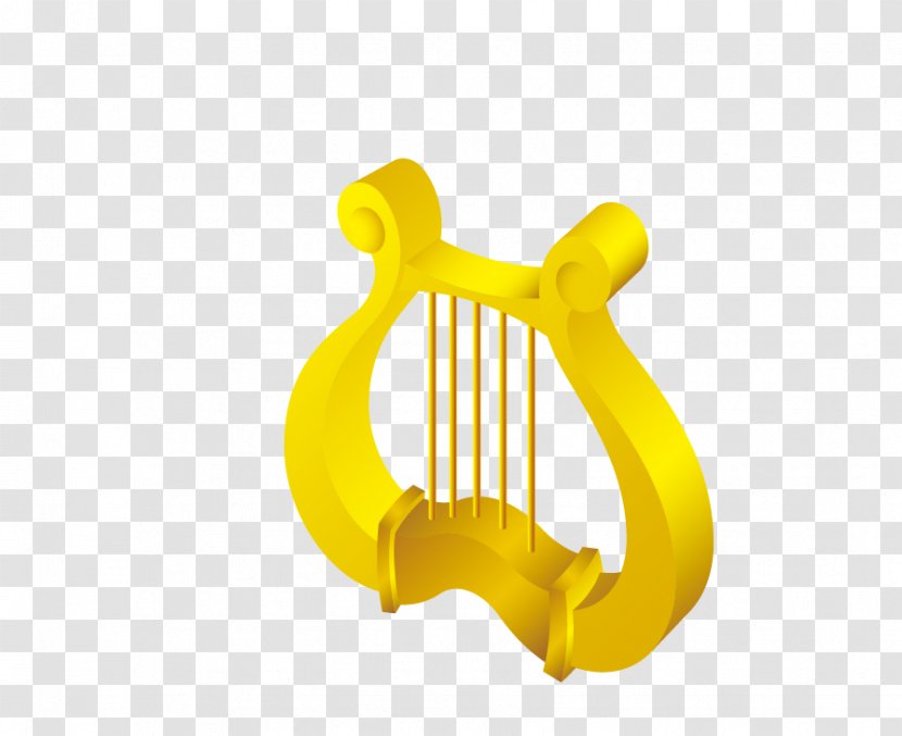 Musical Instrument - Heart - Golden Instruments Transparent PNG