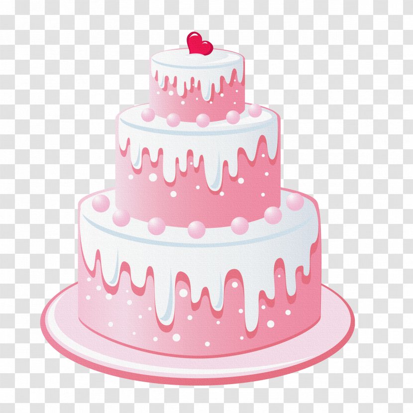 Birthday Cake Wedding Cupcake Icing Layer - Torte Transparent PNG