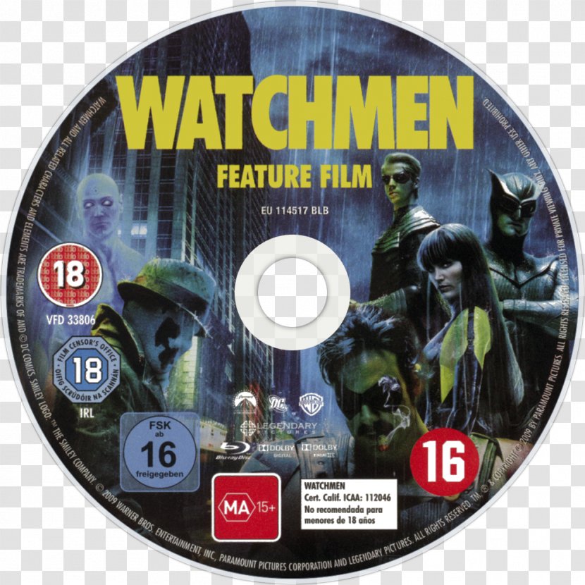 Blu-ray Disc Watchmen Action Film DVD - World Invasion Battle Los Angeles - Watchman Transparent PNG