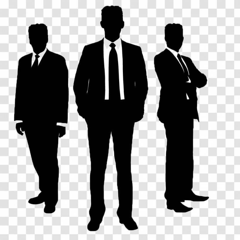 Businessperson Silhouette Royalty-free Clip Art - Organization - Business Men 's Clothing Transparent PNG
