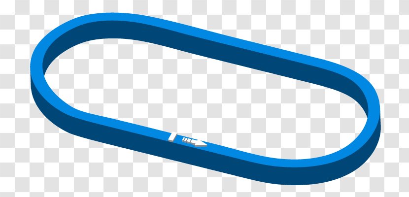 Clothing Accessories Line - Rectangle - Racing Track Transparent PNG