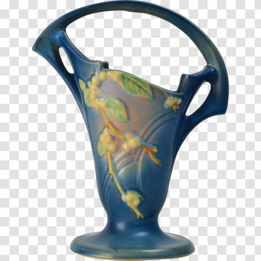 Pottery Vase Pitcher Ceramic - Cobalt Blue Transparent PNG