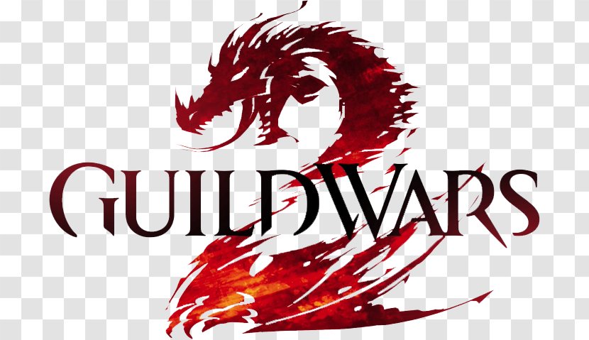 Guild Wars 2 Logo Video Games Dragon - Mythical Creature - Game Transparent PNG