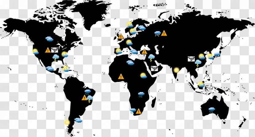 World Map Globe Cartography Transparent PNG