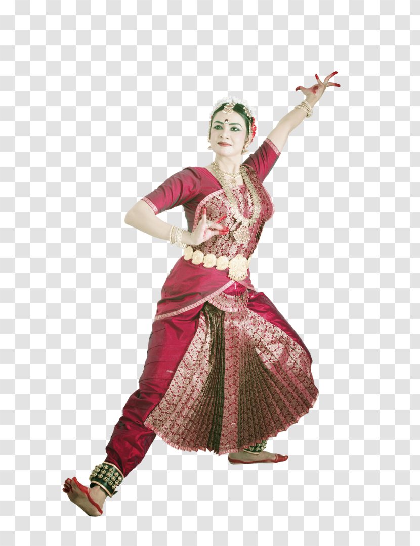 Performing Arts Dance Costume Bharatanatyam - Indian Classical - Bharatnatyam Transparent PNG