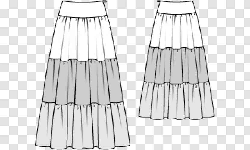 Dress Skirt Burda Style Sewing Pattern - Clothing Transparent PNG