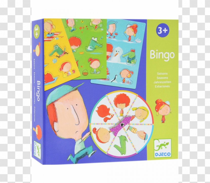Bingo Board Game Djeco Jigsaw Puzzles - Toy Transparent PNG